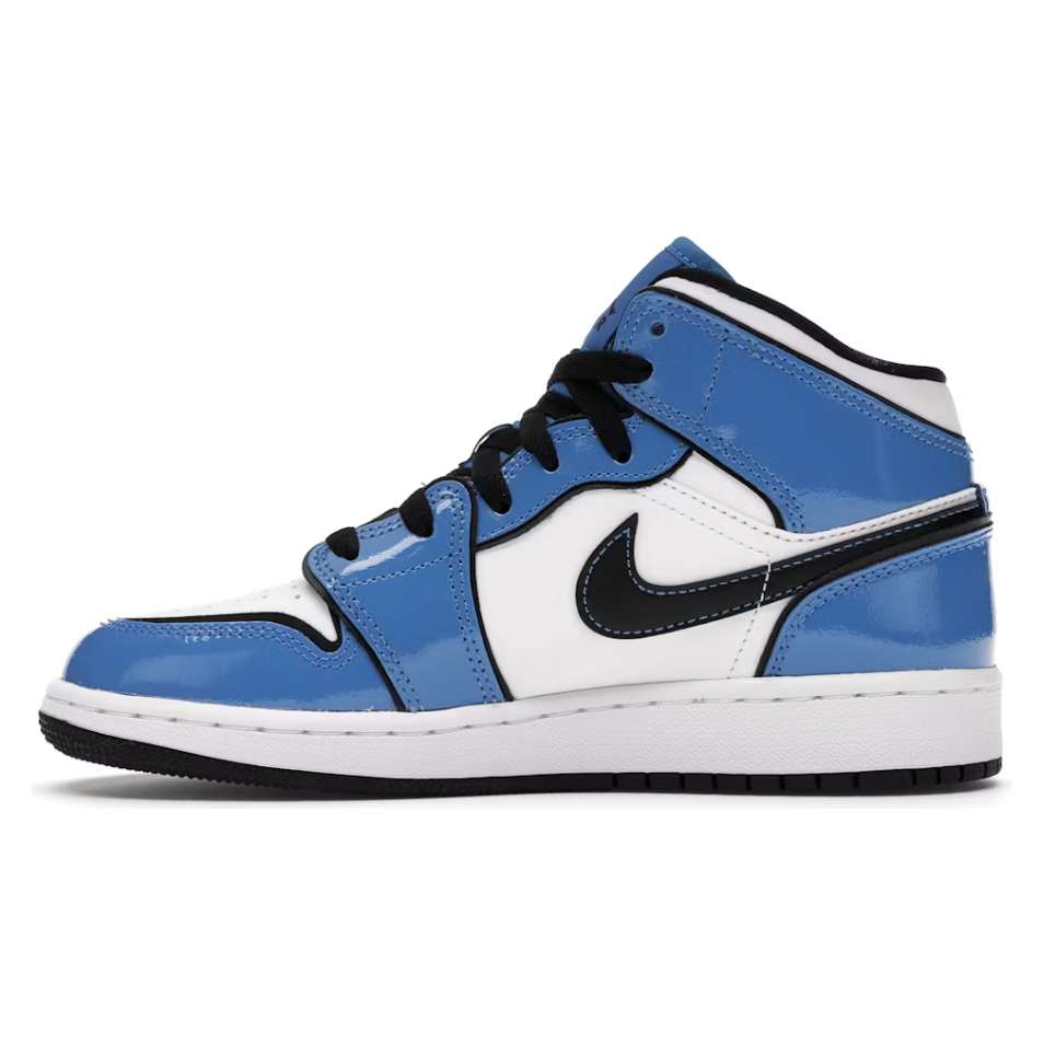 Jordan 1 Mid Signal Blue (GS)