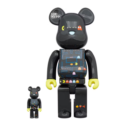 Bearbrick Pac-Man 100% & 400% Set