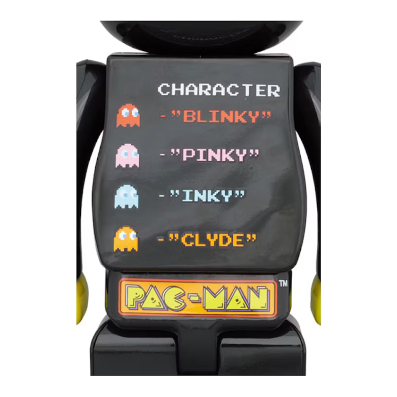 Bearbrick Pac-Man 100% & 400% Set