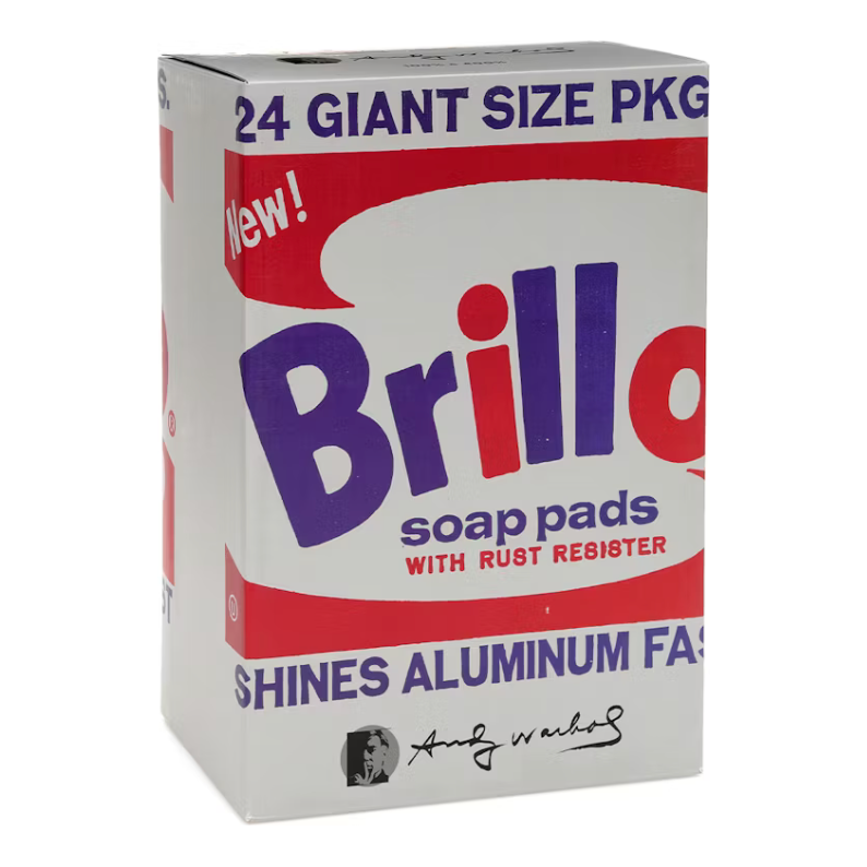 Bearbrick ANDY WARHOL "Brillo" 100% & 400% Set