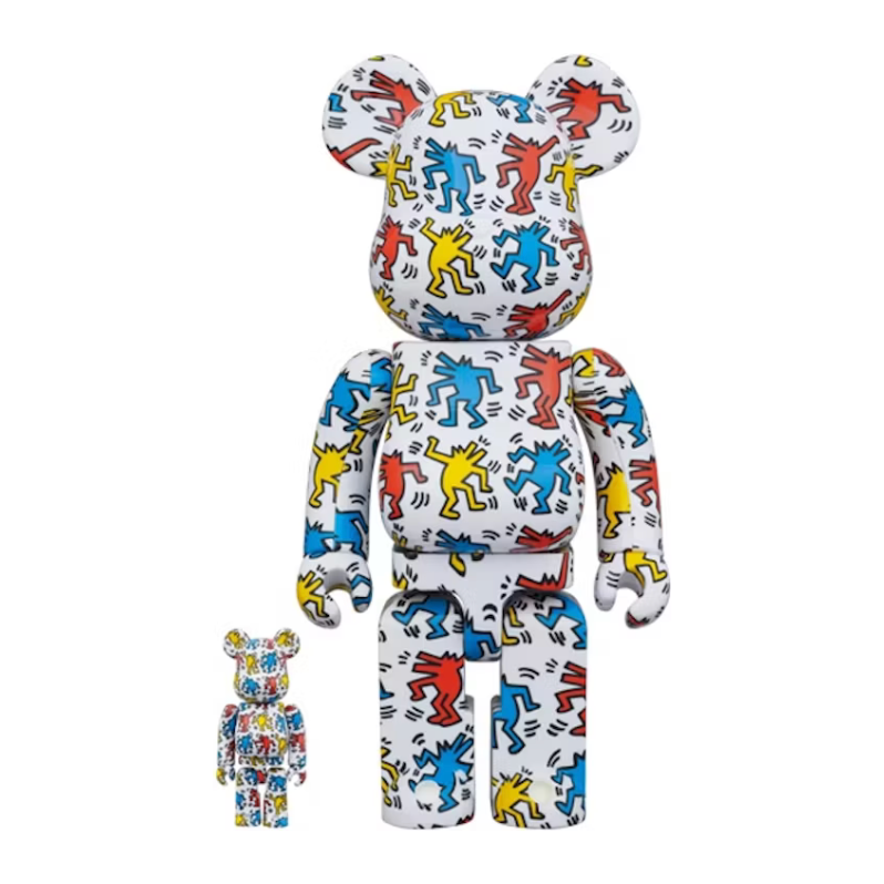 Bearbrick Keith Haring #9 100% & 400% Set