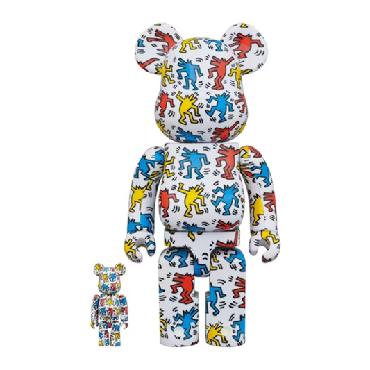 Bearbrick Keith Haring #9 100% & 400% Set