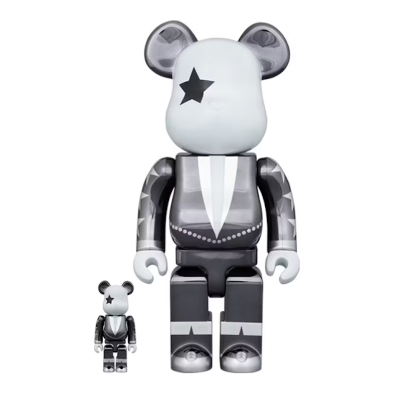 Bearbrick x KISS Star Child 100% & 400% Set