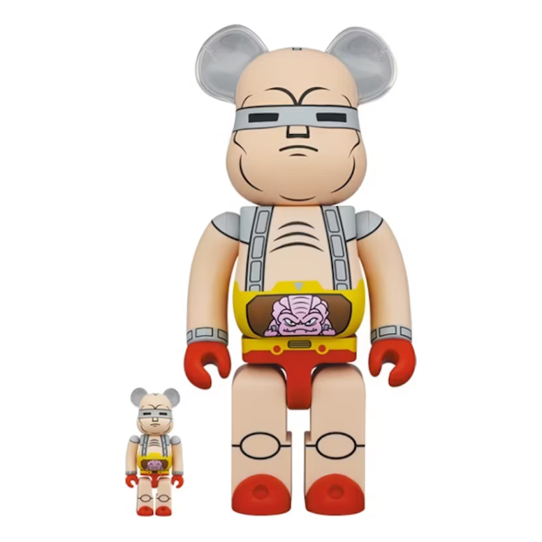 Bearbrick x Teenage Mutant Ninja Turtles Krang's Robot 100% & 400% Set