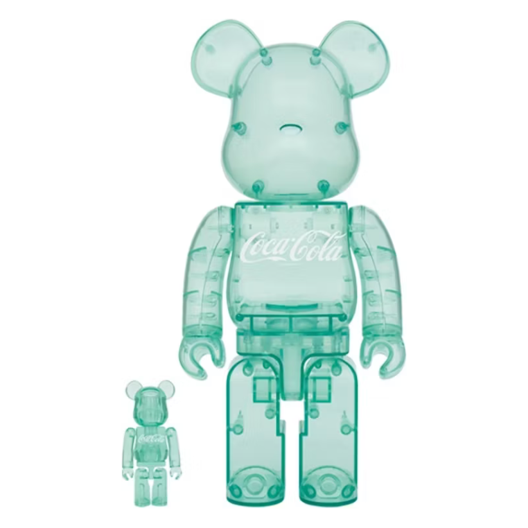 Bearbrick x Coca-Cola Georgia Green 100% & 400% Set