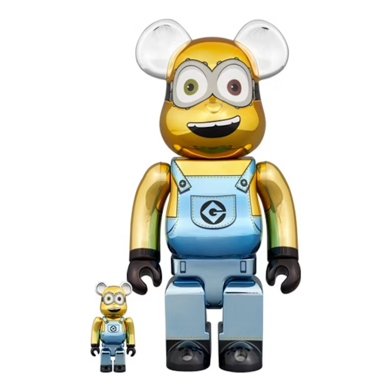 Bearbrick Minions Bob 100% & 400% Set