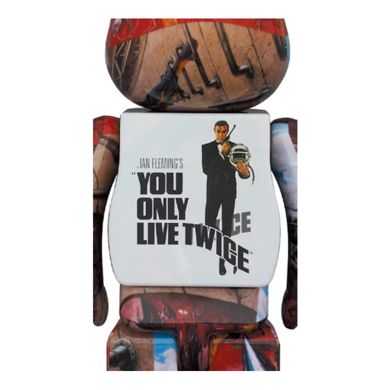 Bearbrick x 007 You Only Live Twice 100% & 400% Set