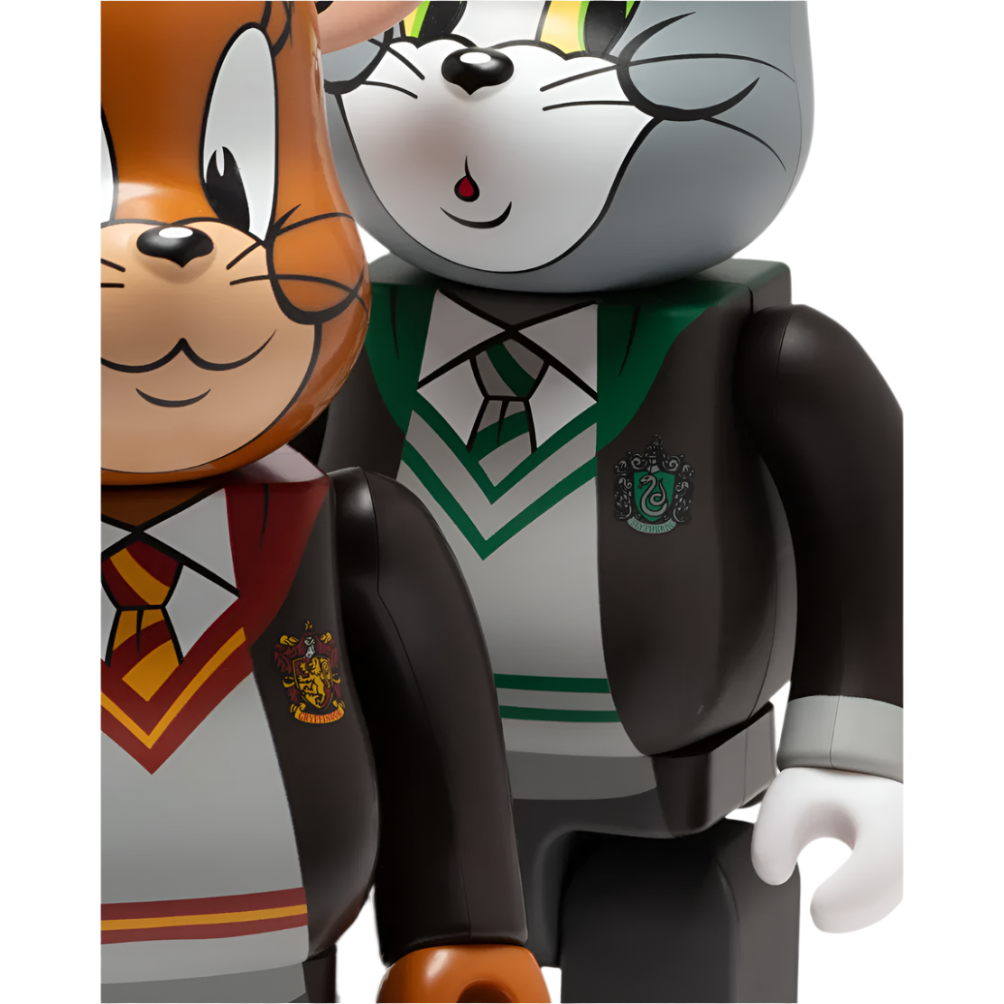 Bearbrick x Tom and Jerry in Hogwarts House Robes 100% & 400% 4-Pc Set