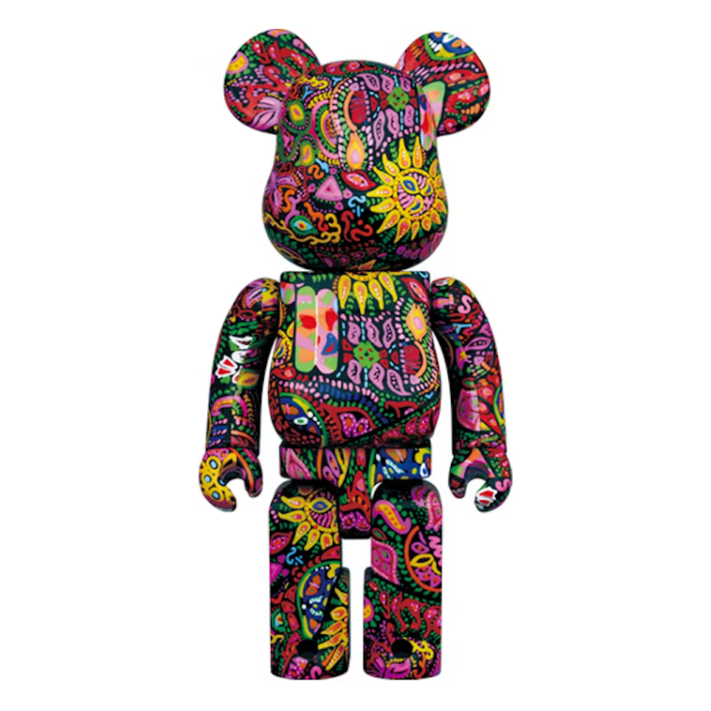 Bearbrick Psychedelic Paisley 1000%