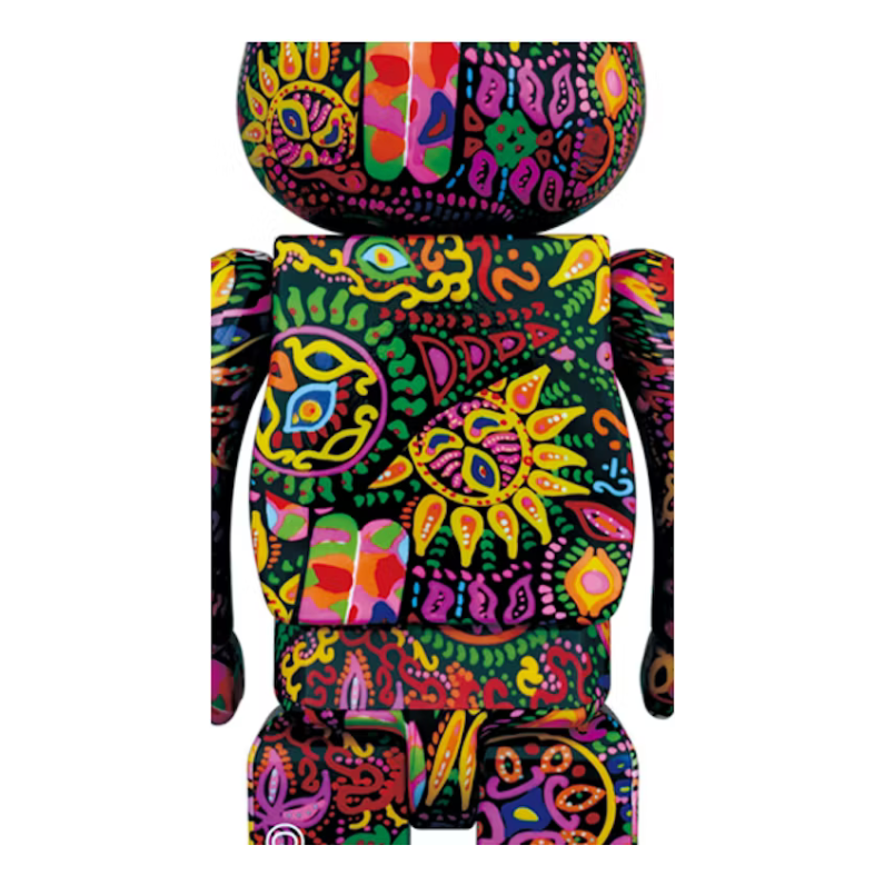 Bearbrick Psychedelic Paisley 1000%