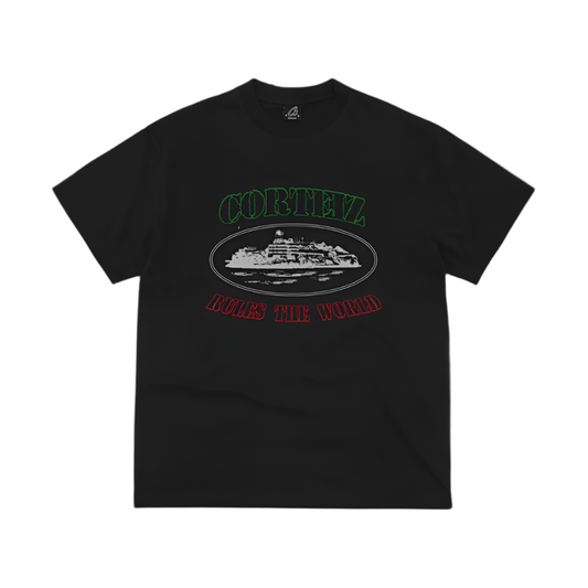 Corteiz OG Alcatraz Italia Tee Black