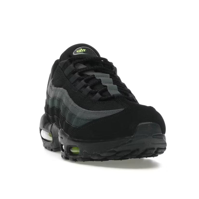 Nike Air Max 95 Retro Logo Black Grey Volt