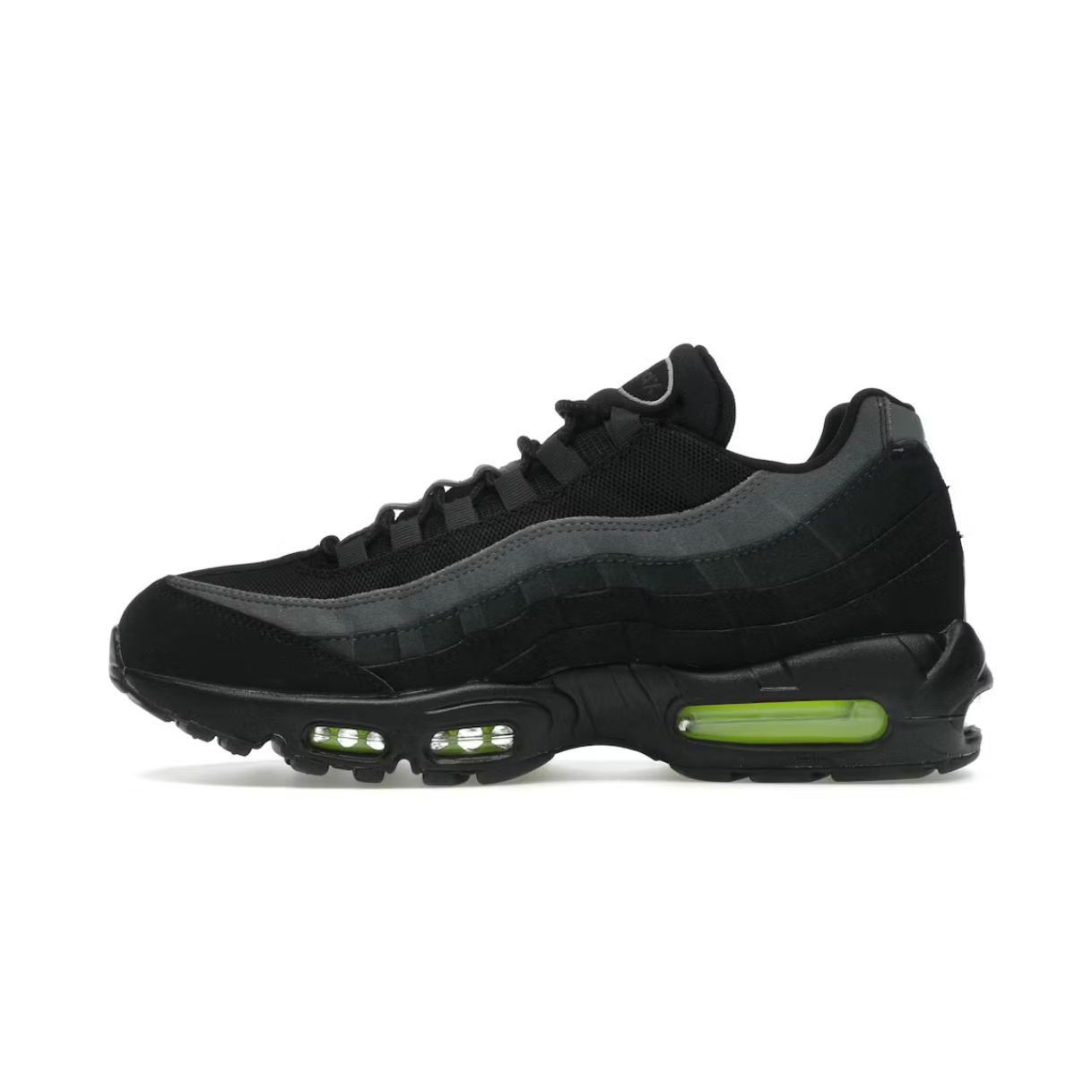 Nike Air Max 95 Retro Logo Black Grey Volt