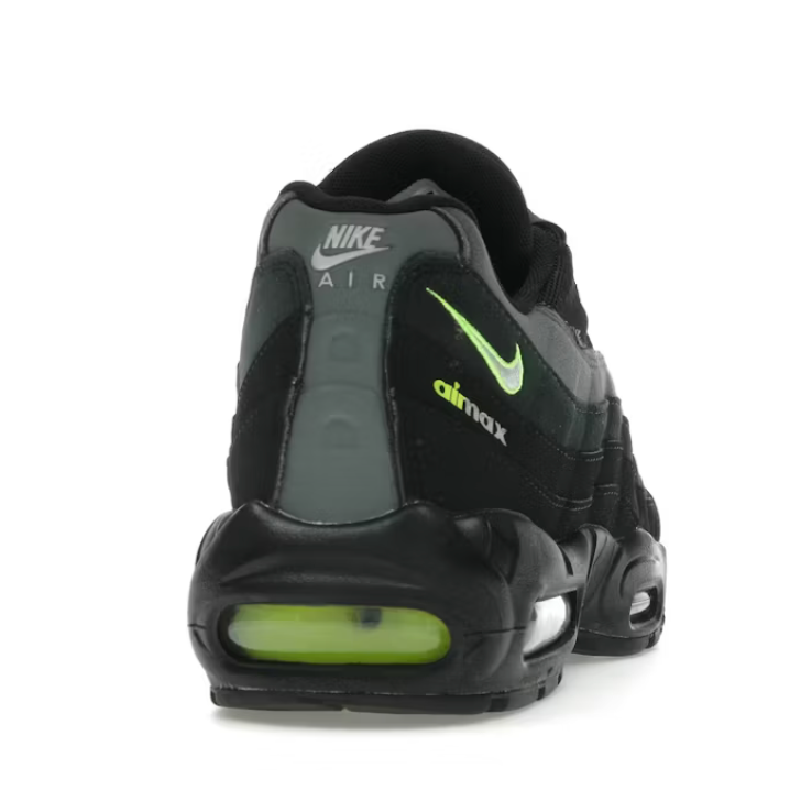 Nike Air Max 95 Retro Logo Black Grey Volt