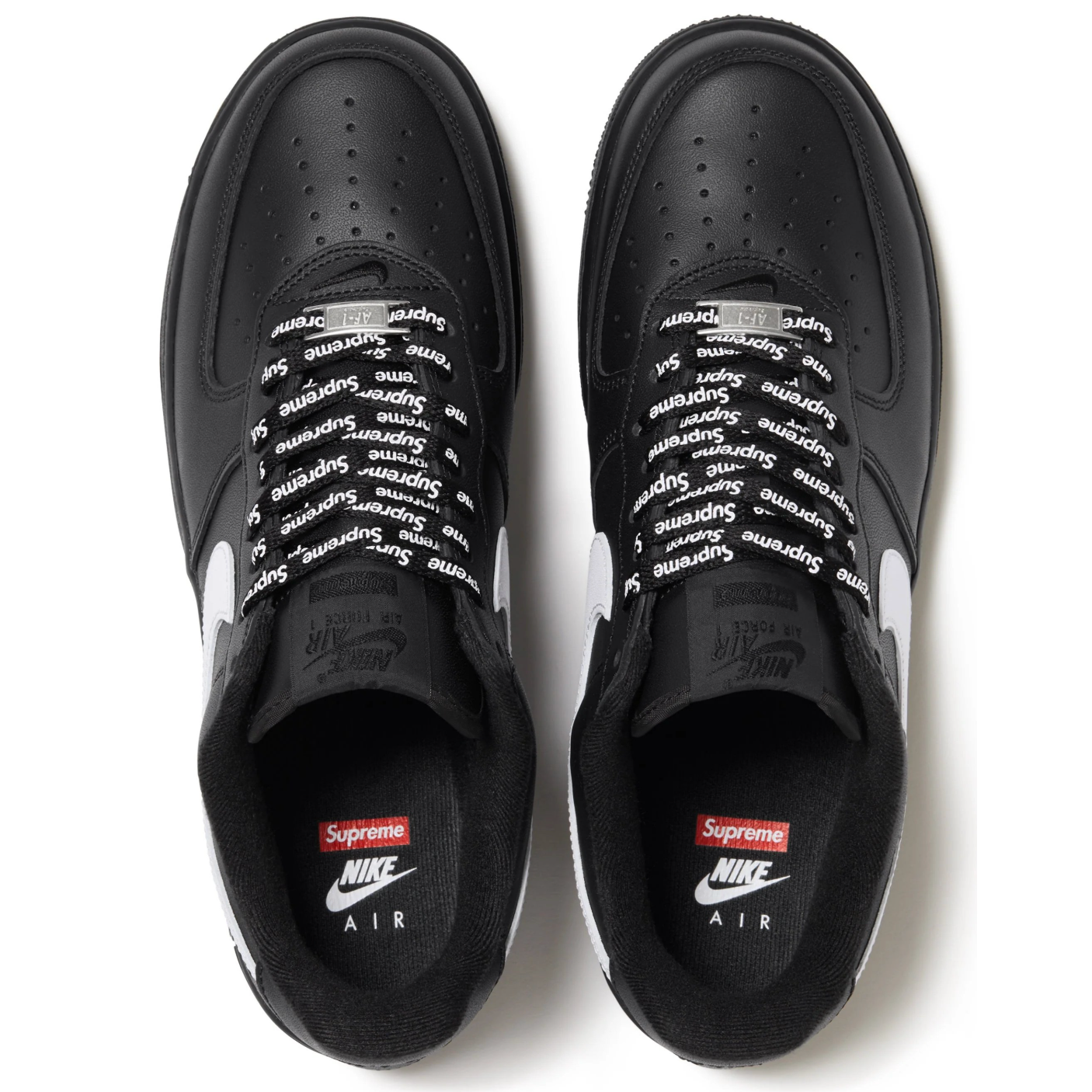 Nike Air Force 1 Low Supreme Black White