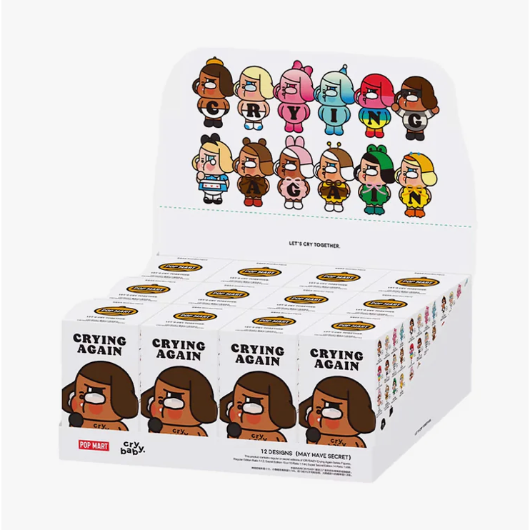Pop Mart Crybaby Crying Again Series Figure Sealed Case (1 Blind Box)