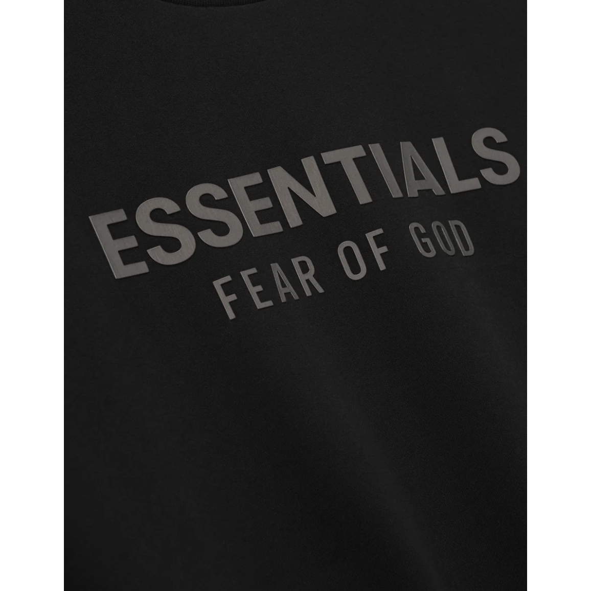 Fear of God Essentials Classic Fleece Hoodie Jet Black
