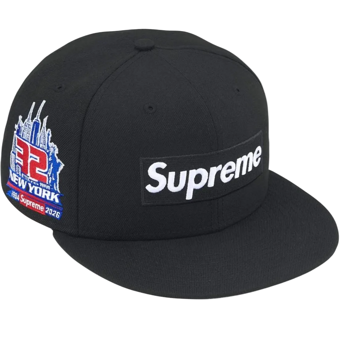 Supreme Shop Box logo New Era Cap Black - New York | Supreme