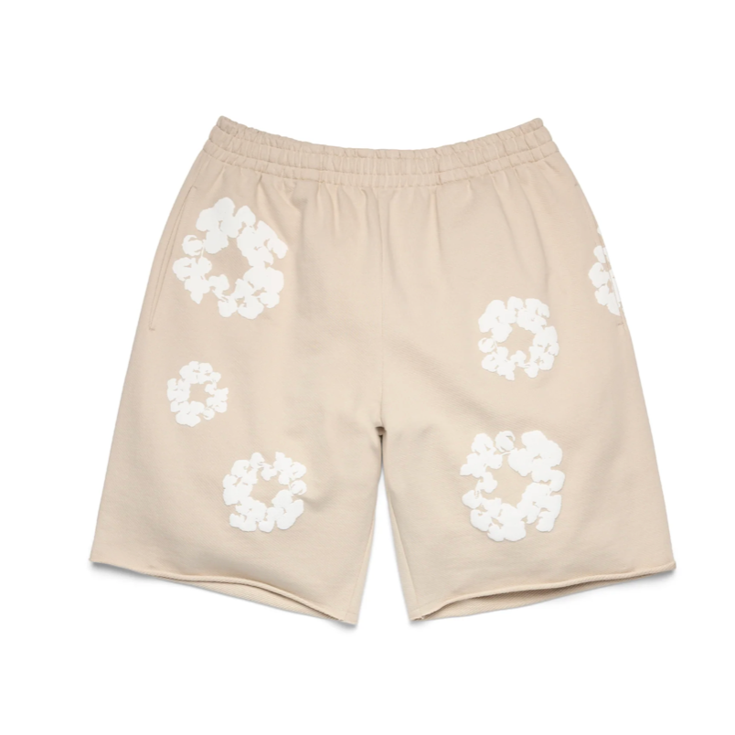 DENIM TEARS COTTON WREATH SWEATSHORTS CREAM | Denim Tears | KershKicks