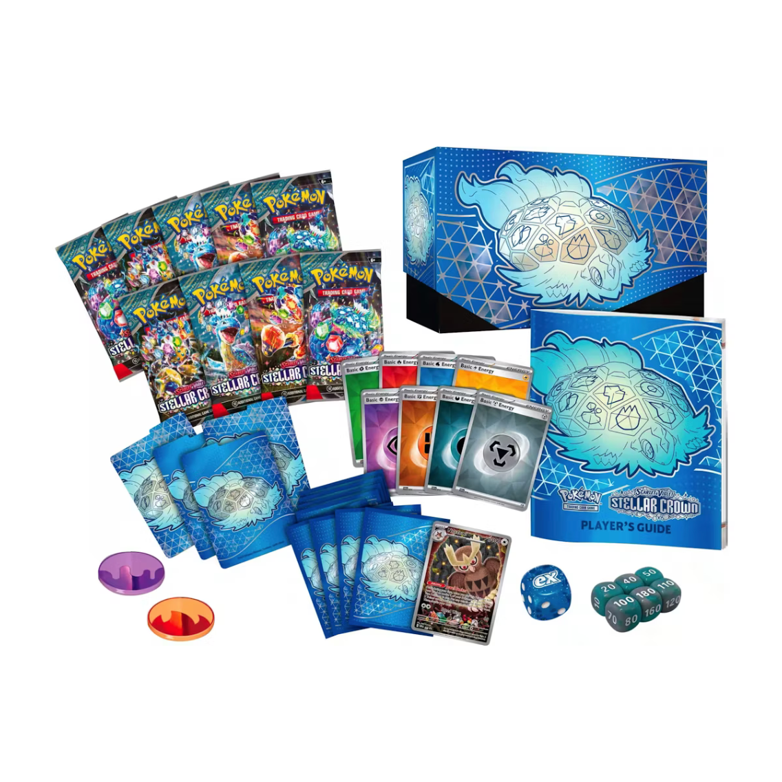 Pokémon Scarlet & Violet Steller Crown Elite Trainer Box