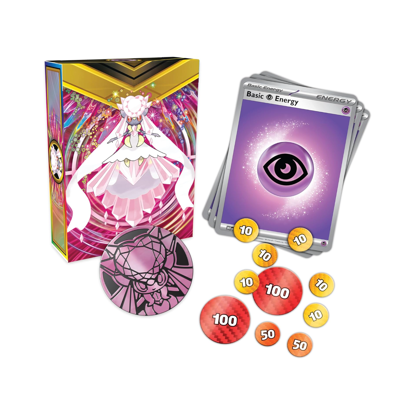 2025 Pokémon Mega Evolution Mega Diancie ex Metal Battle Deck