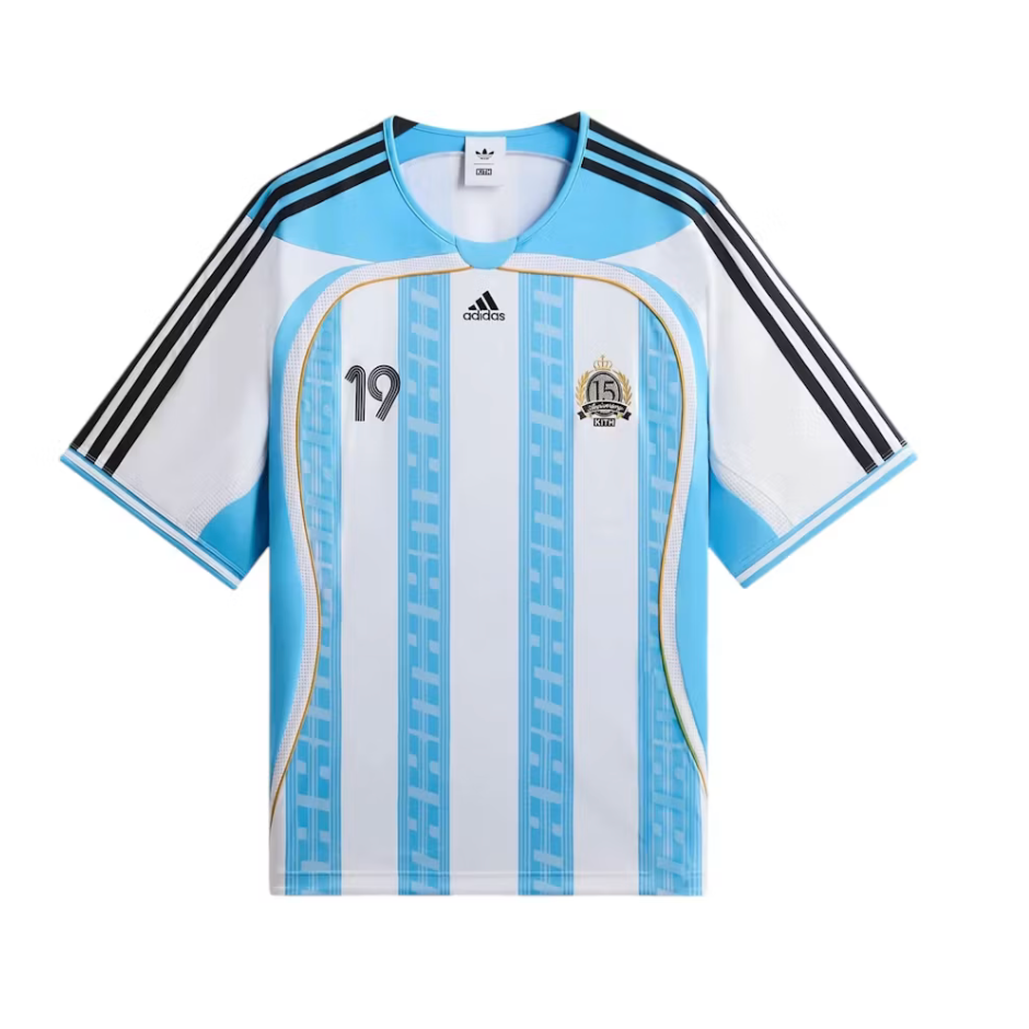Kith x adidas Messi Football Jersey Blue/White