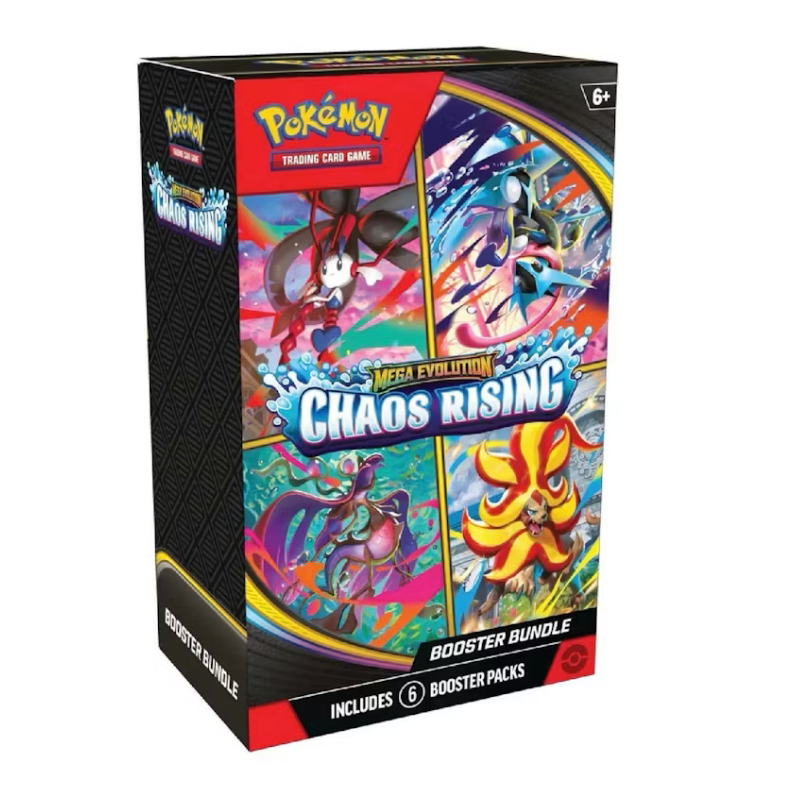 2026 Pokémon Mega Evolution Chaos Rising Booster Bundle
