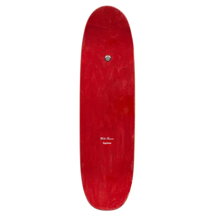 Supreme Disturbed Skateboard Deck Red