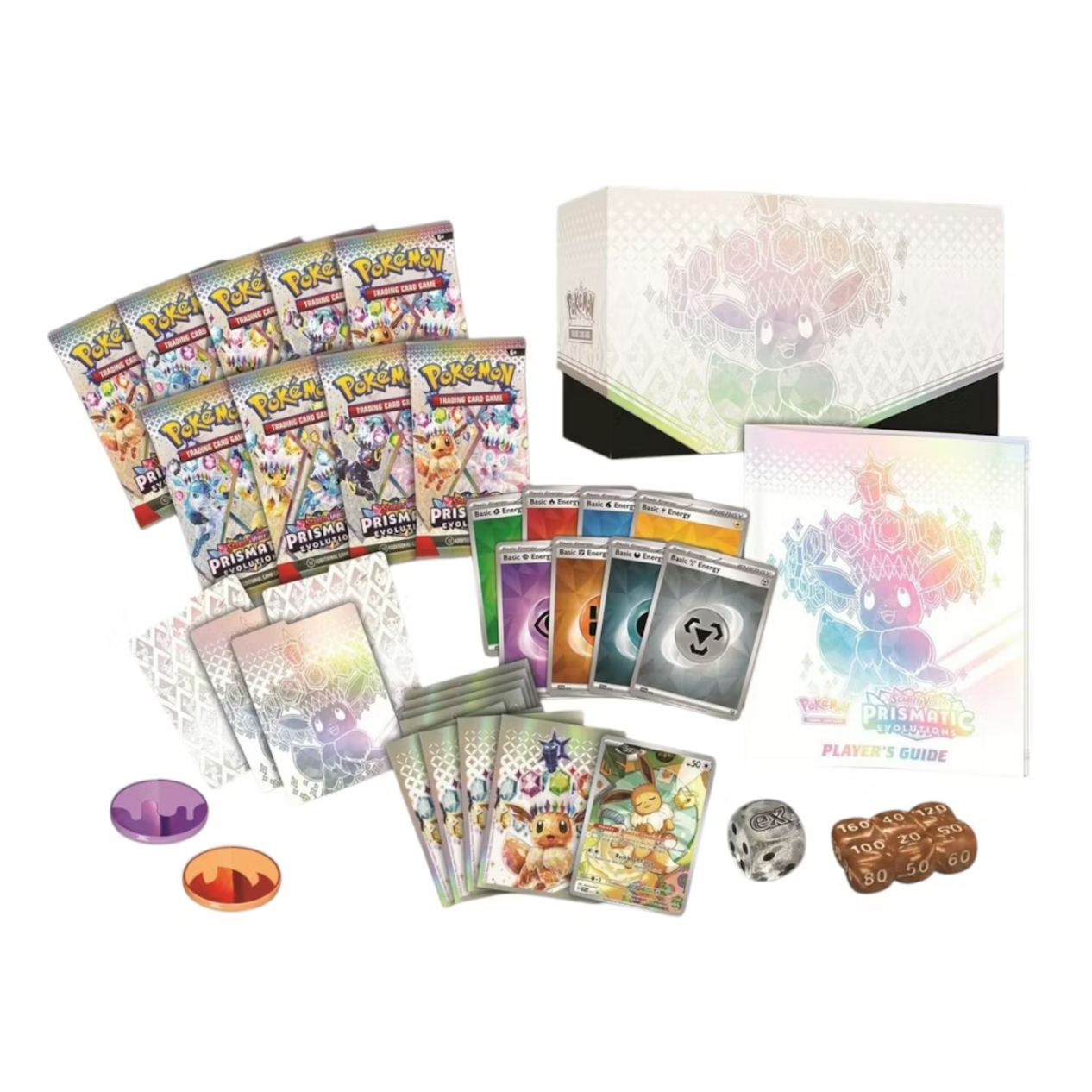 Pokémon Scarlet & Violet Prismatic Evolutions Elite Trainer Box