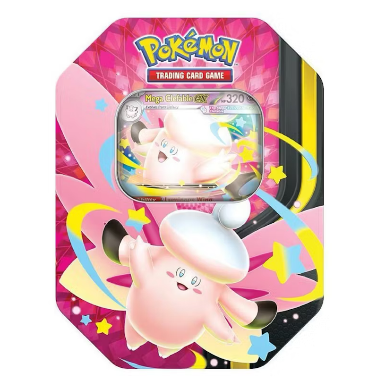 2026 Pokémon Mega Clefable Mega Moonlit Tin