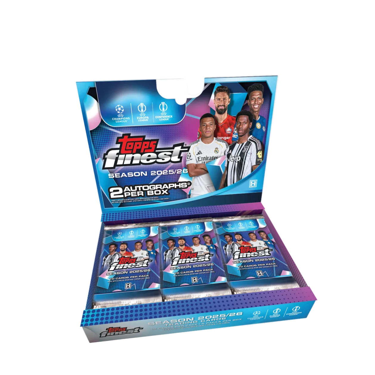 Topps Finest UEFA Club Competitions 2025/26 Hobby Box