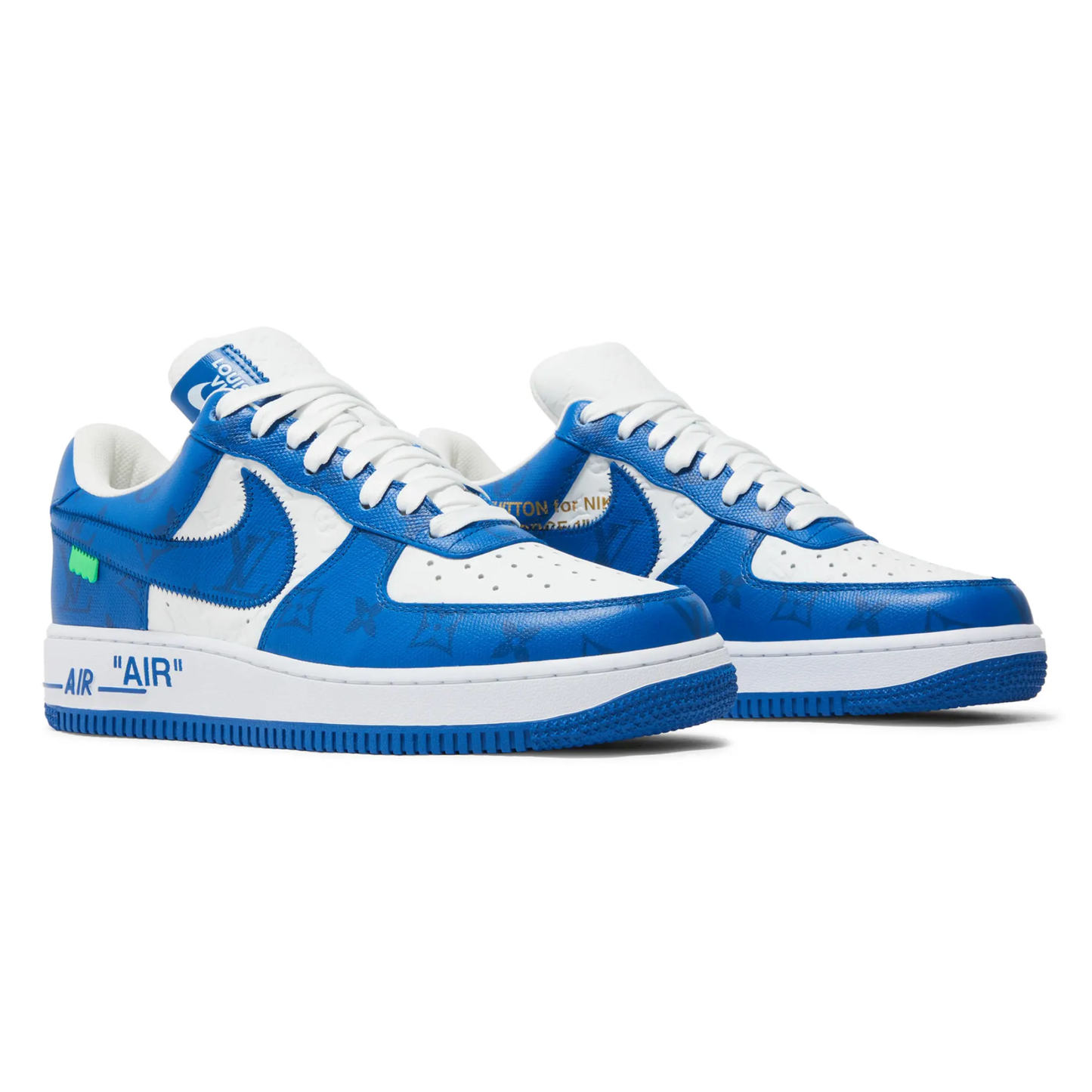 Louis Vuitton Nike Air Force 1 Low By Virgil Abloh White Royal