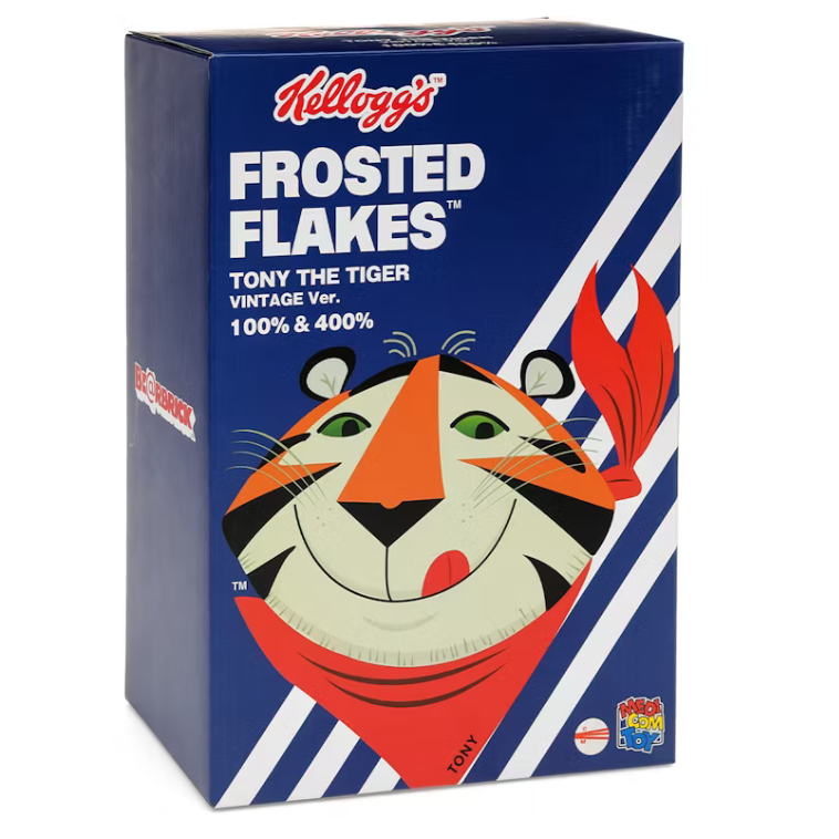 Bearbrick x Kellogg's Tony The Tiger Vintage Ver. 100% & 400% Set