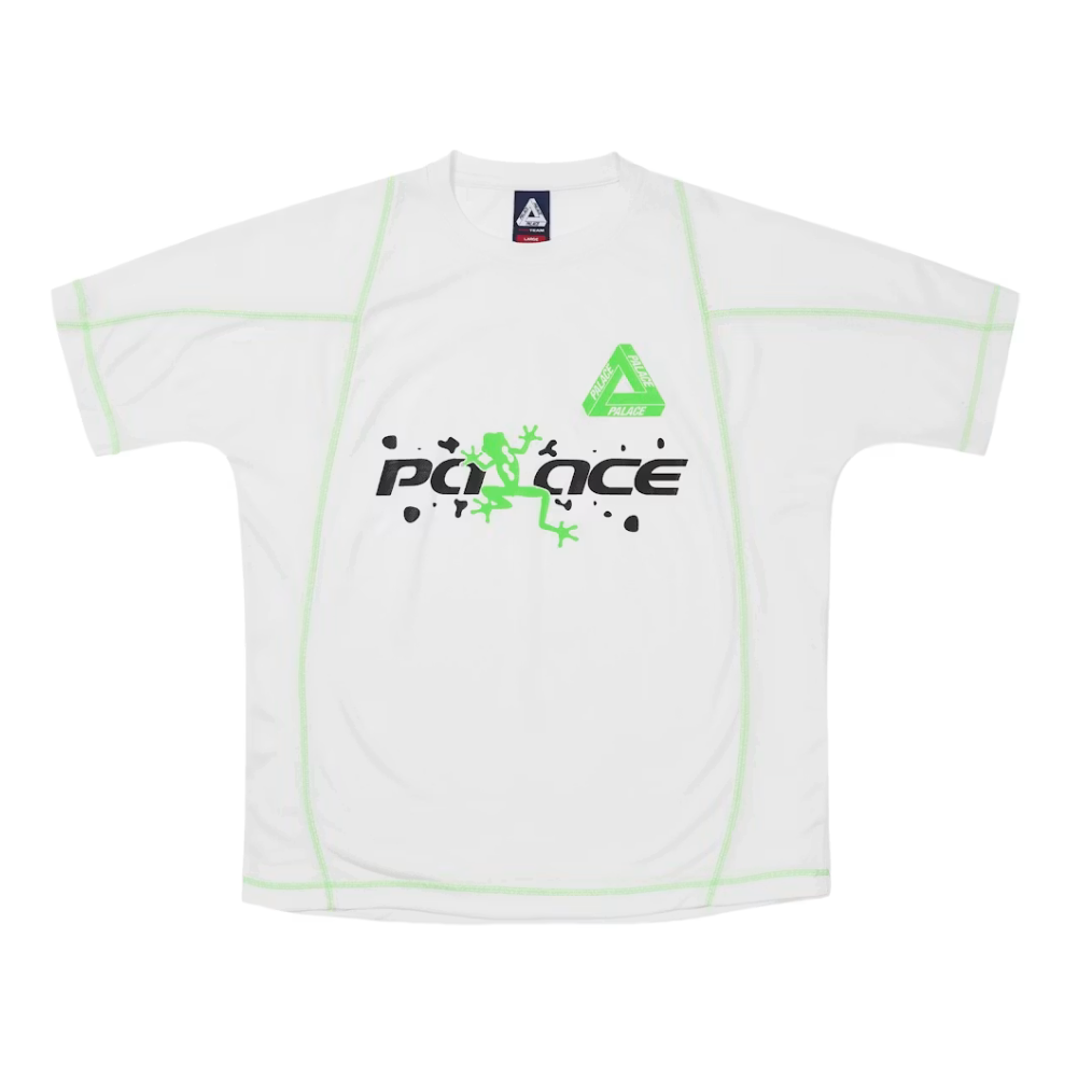 ウェア Palace Frogger Tech Jersey L Palace Frogger Tech Jersey White | Palace | KershKicks