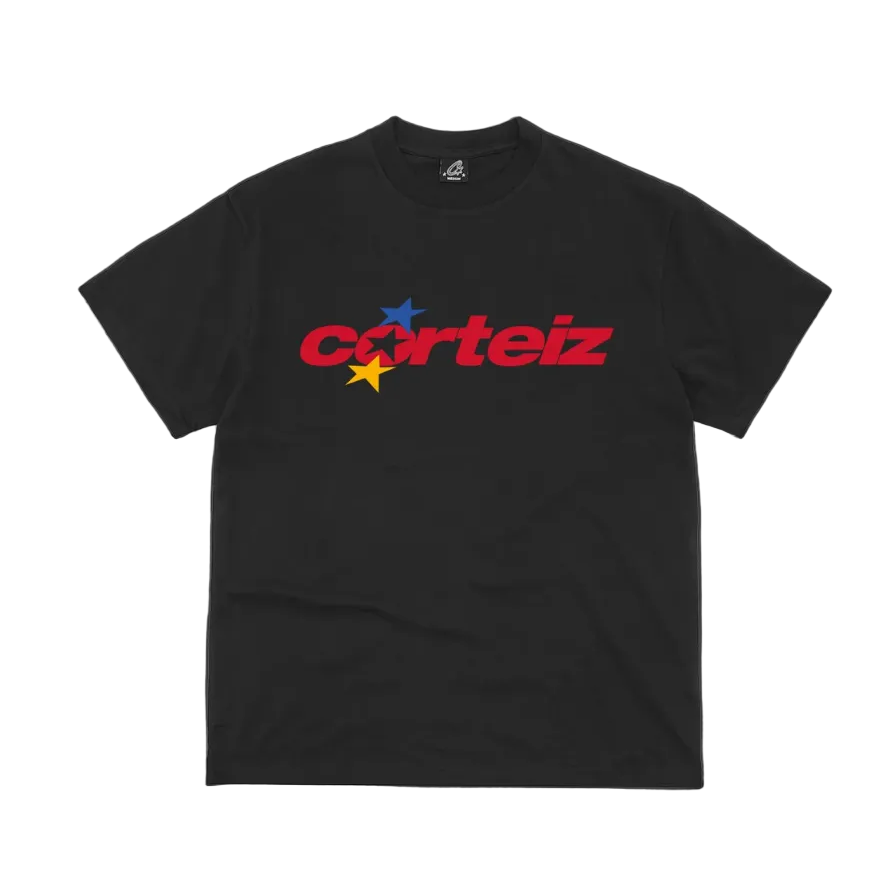 Corteiz Stars Tee Black