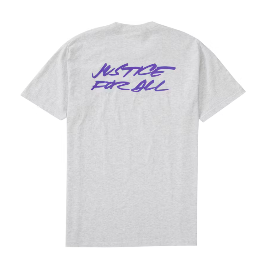 Supreme Futura Logo Tee Ash Grey