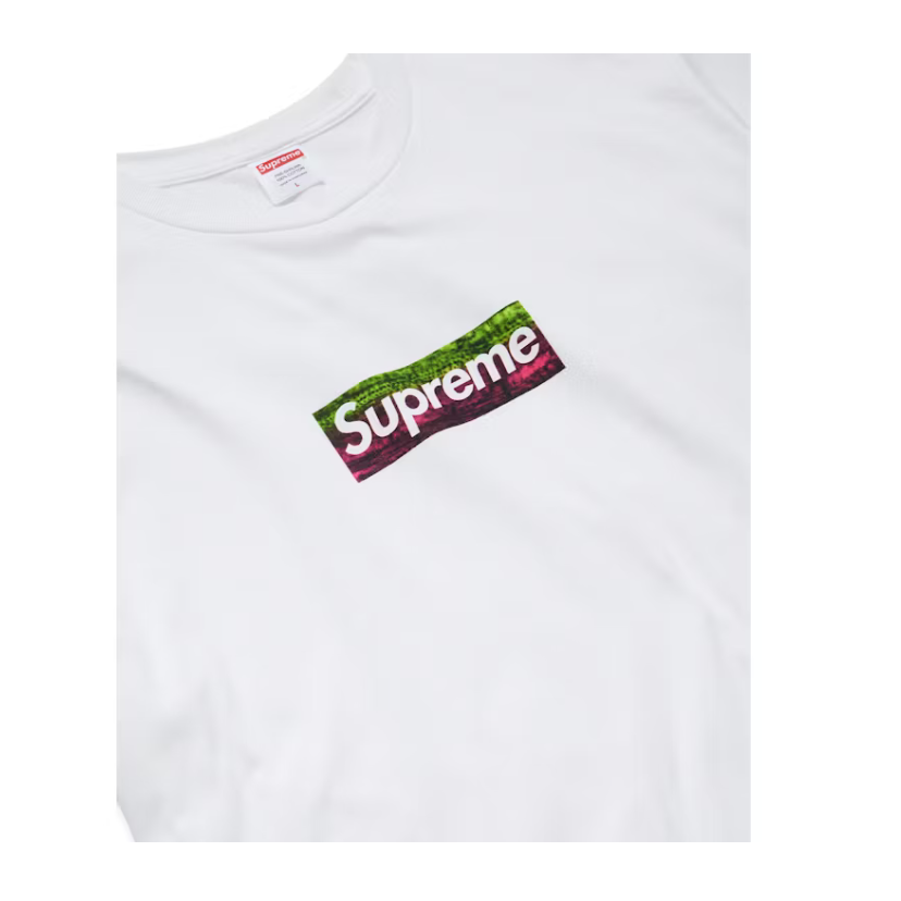 Supreme Los Angeles Fire Relief Box Logo Tee White