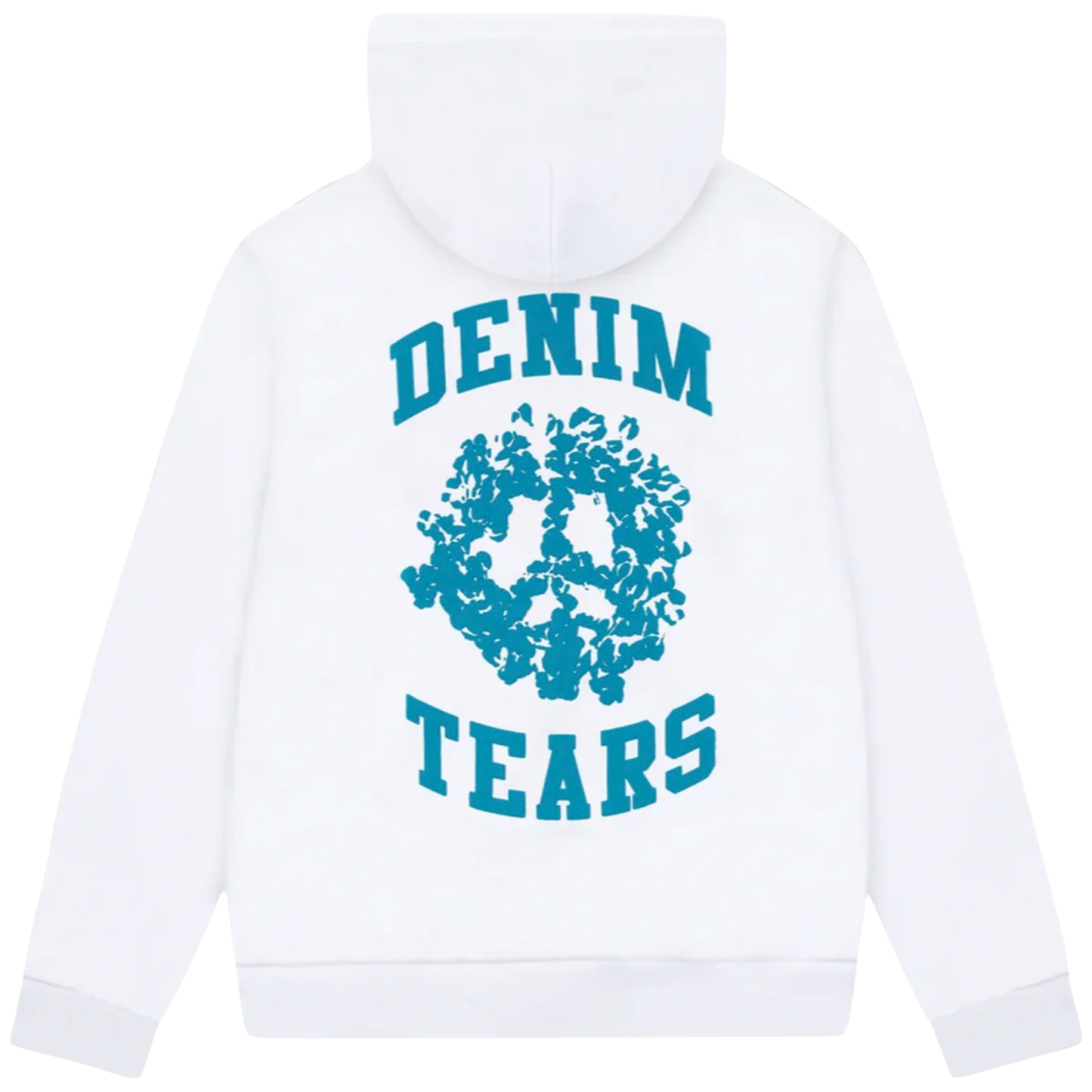 Denim Tears University Zip Hoodie White by Denim Tears in . Available at KershKicks for £185.00. A must-have for fans of Denim Tears looking to elevate their style with this Hoodie.
