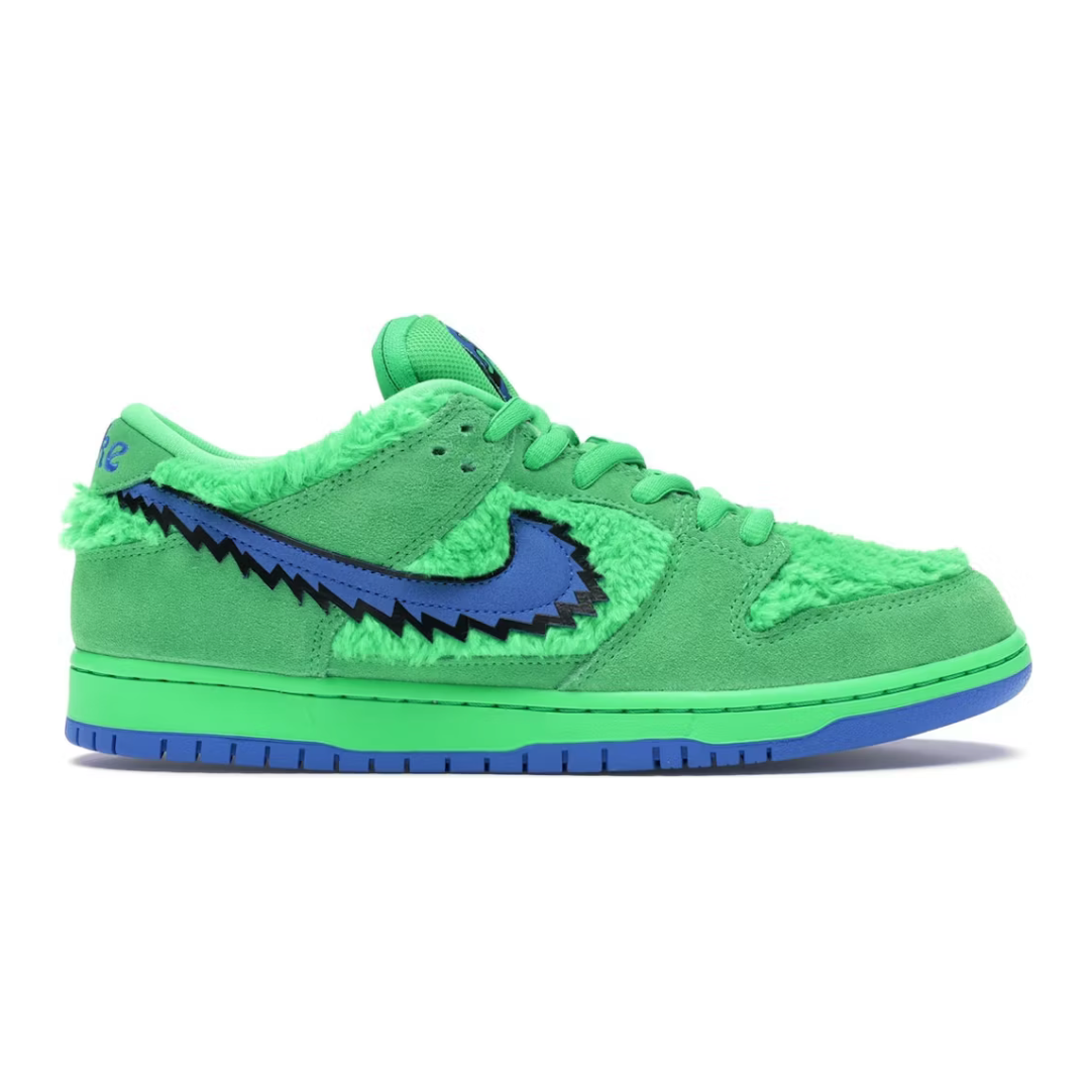 Nike SB Dunk Low Grateful Dead Bears Green Nike KershKicks