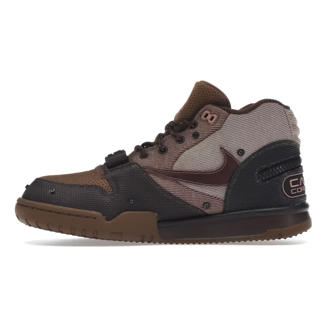 Nike Air Trainer 1 SP Travis Scott Wheat by Nike in Shoes. Available at KershKicks for £110.00. A must-have for fans of Nike looking to elevate their style with this Shoes.