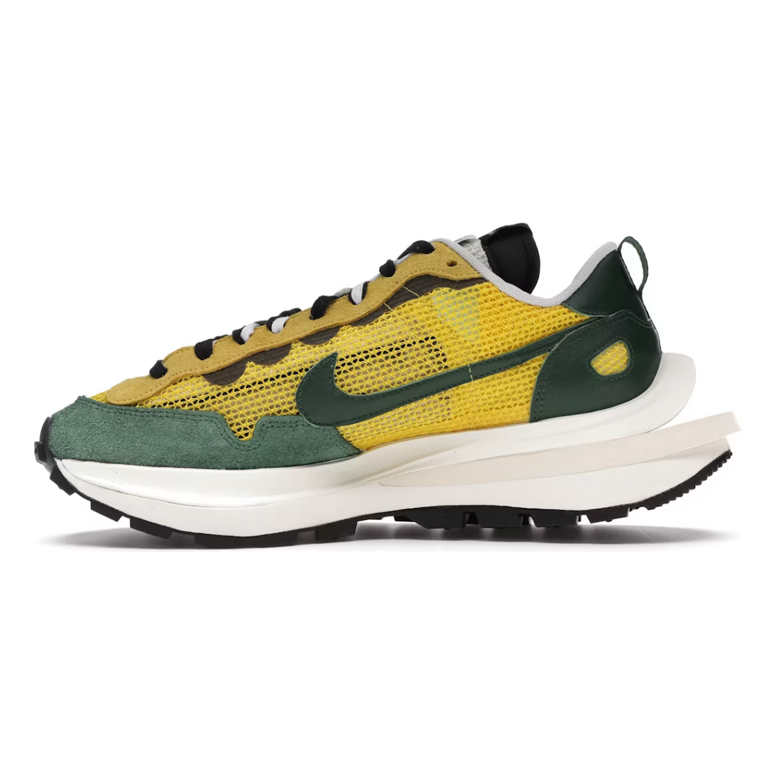 Nike Vaporwaffle sacai Tour Yellow Stadium Green by Nike in Shoes. Available at KershKicks for £475.00. A must-have for fans of Nike looking to elevate their style with this Shoes.