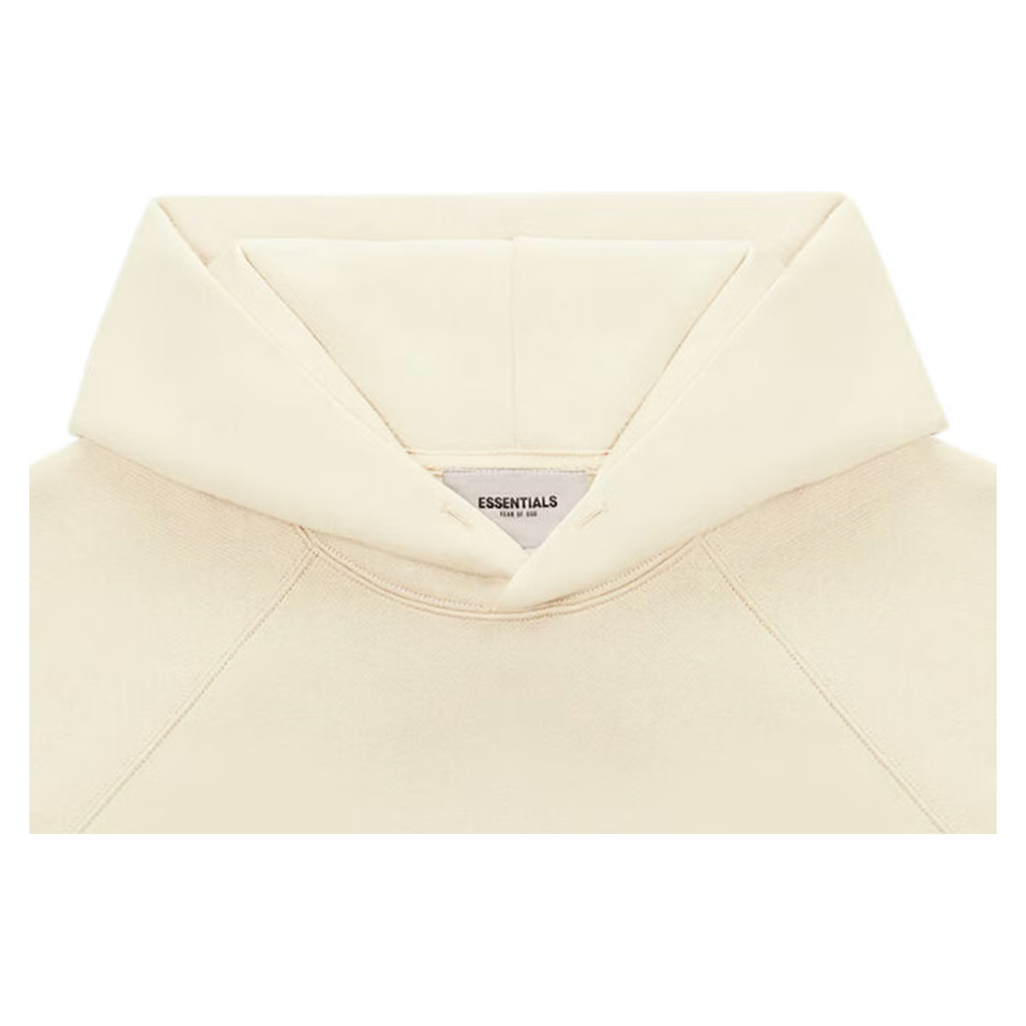 Fear of God Essentials Pullover Hoodie Applique Logo Buttercream