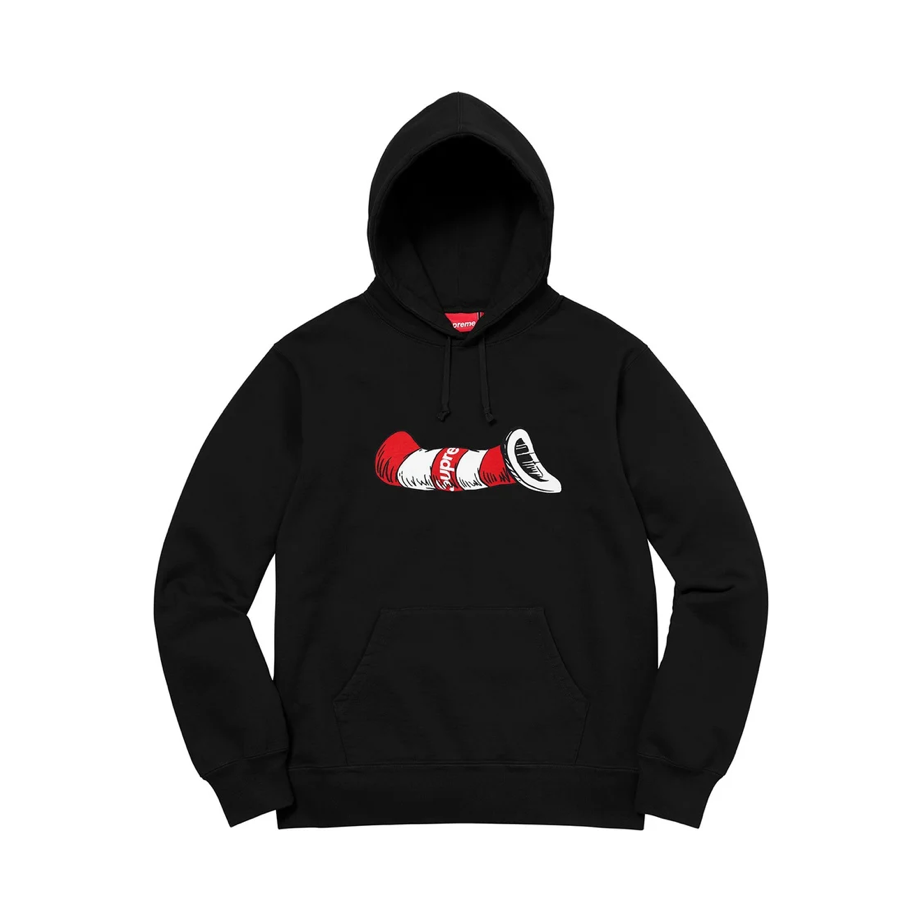 Supreme Cat in the Hat Hooded Sweatshirt Black Supreme KershKicks