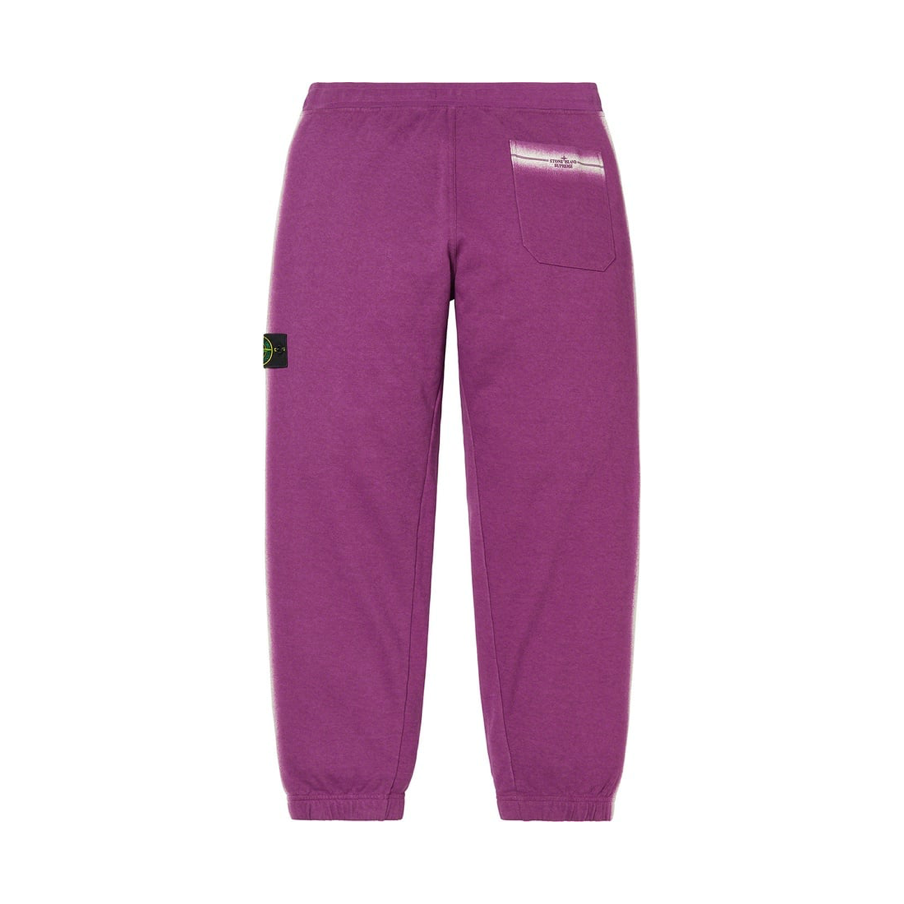 Supreme Stone Island Stripe Sweatpant Purple