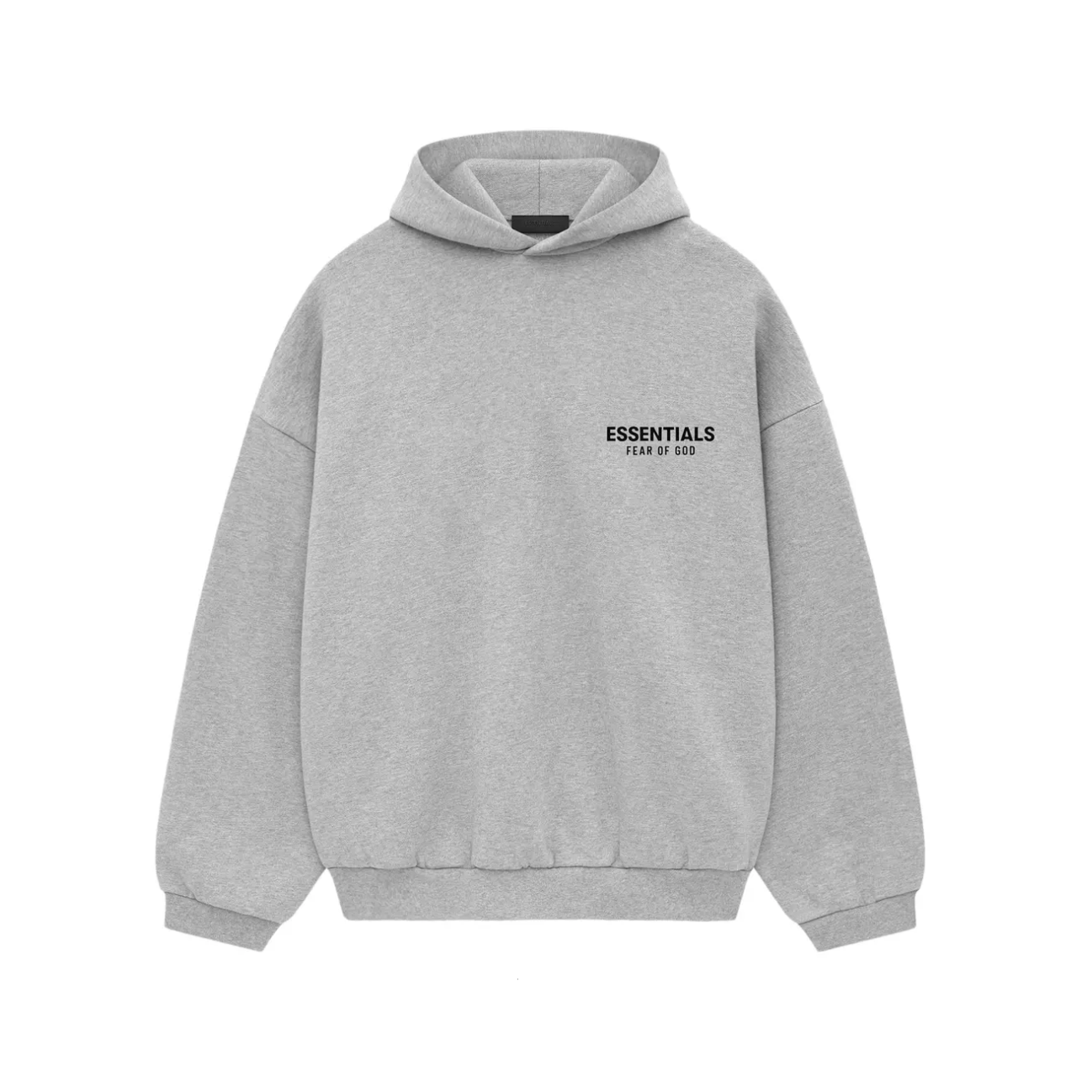 Fear of God Essentials Fleece Hoodie (FW24) Light Heather Gray