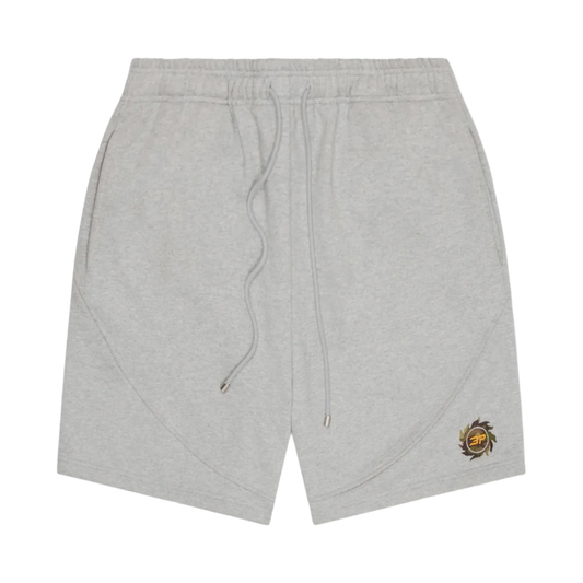 Broken Planet Market Sweat Shorts Heather Gray Camo