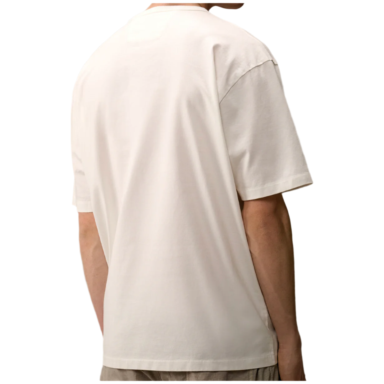 Palace x C.P. Company Mercerized Jersey 30/2 Twisted T-Shirt White