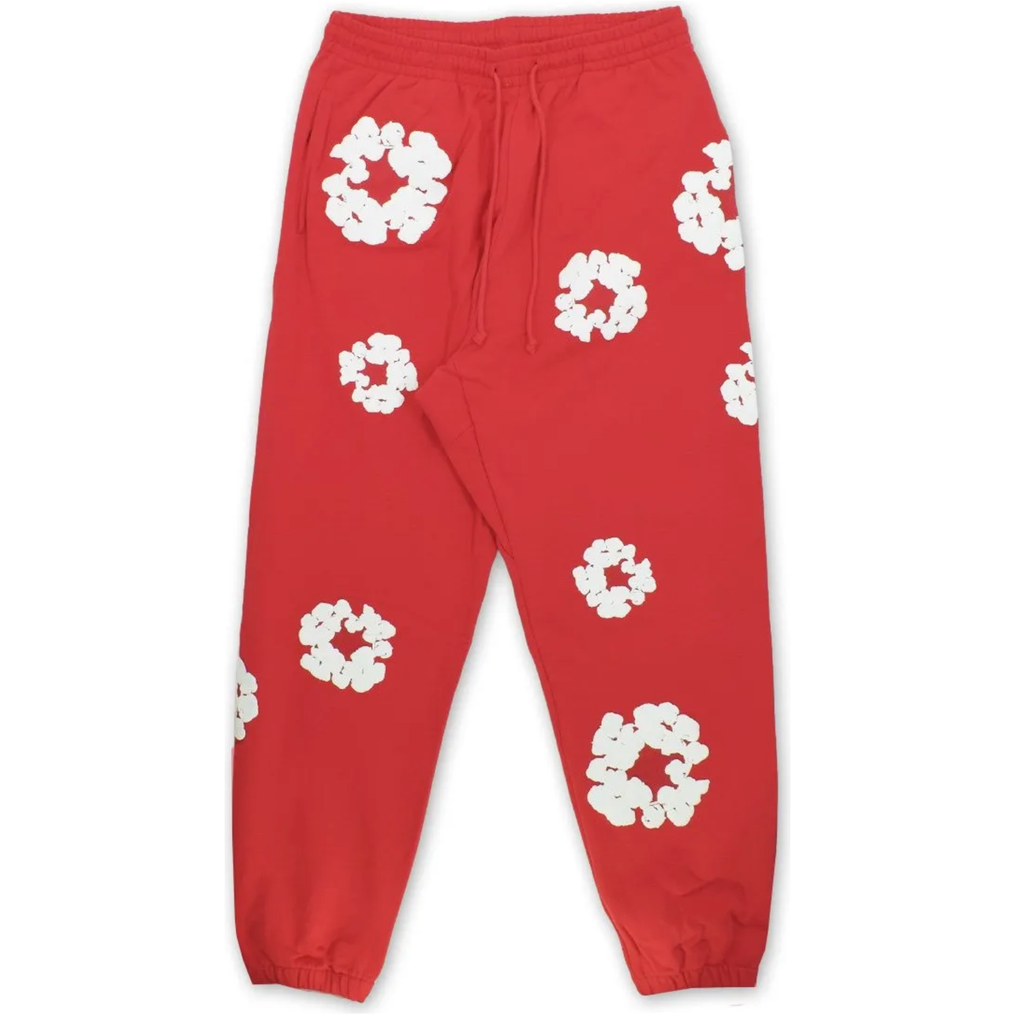 Denim Tears The Cotton Wreath Red Full Tracksuit