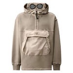Palace x C.P. Company Fleece Old Goggle Hood Stone Palace x C.P. Company Fleece Old Goggle Hood Stone