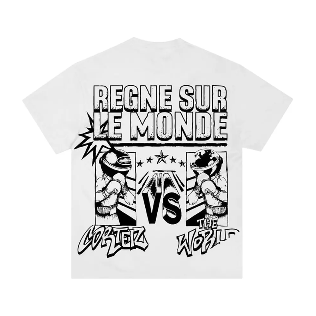 Corteiz VS The World Tee White